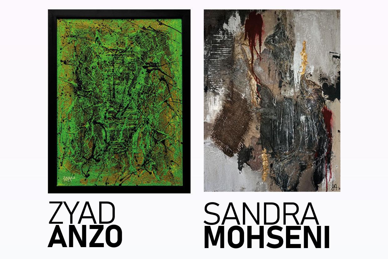 Ausstellung Zyad Anzo und Sandra Mohseni
