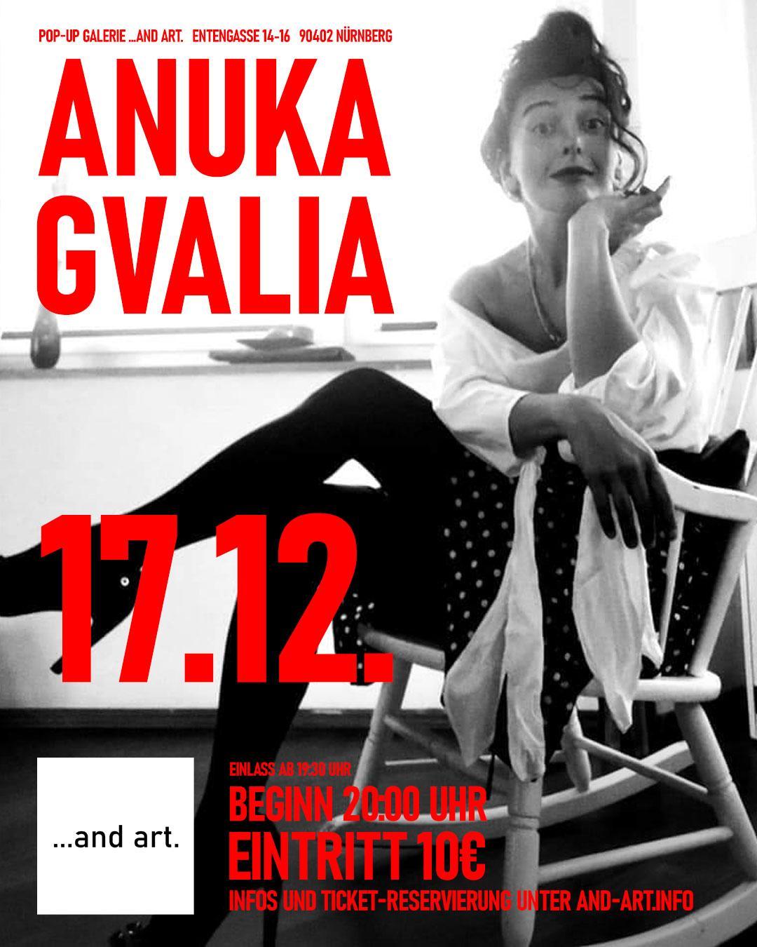 Anuka Gvalia live am 17.12.